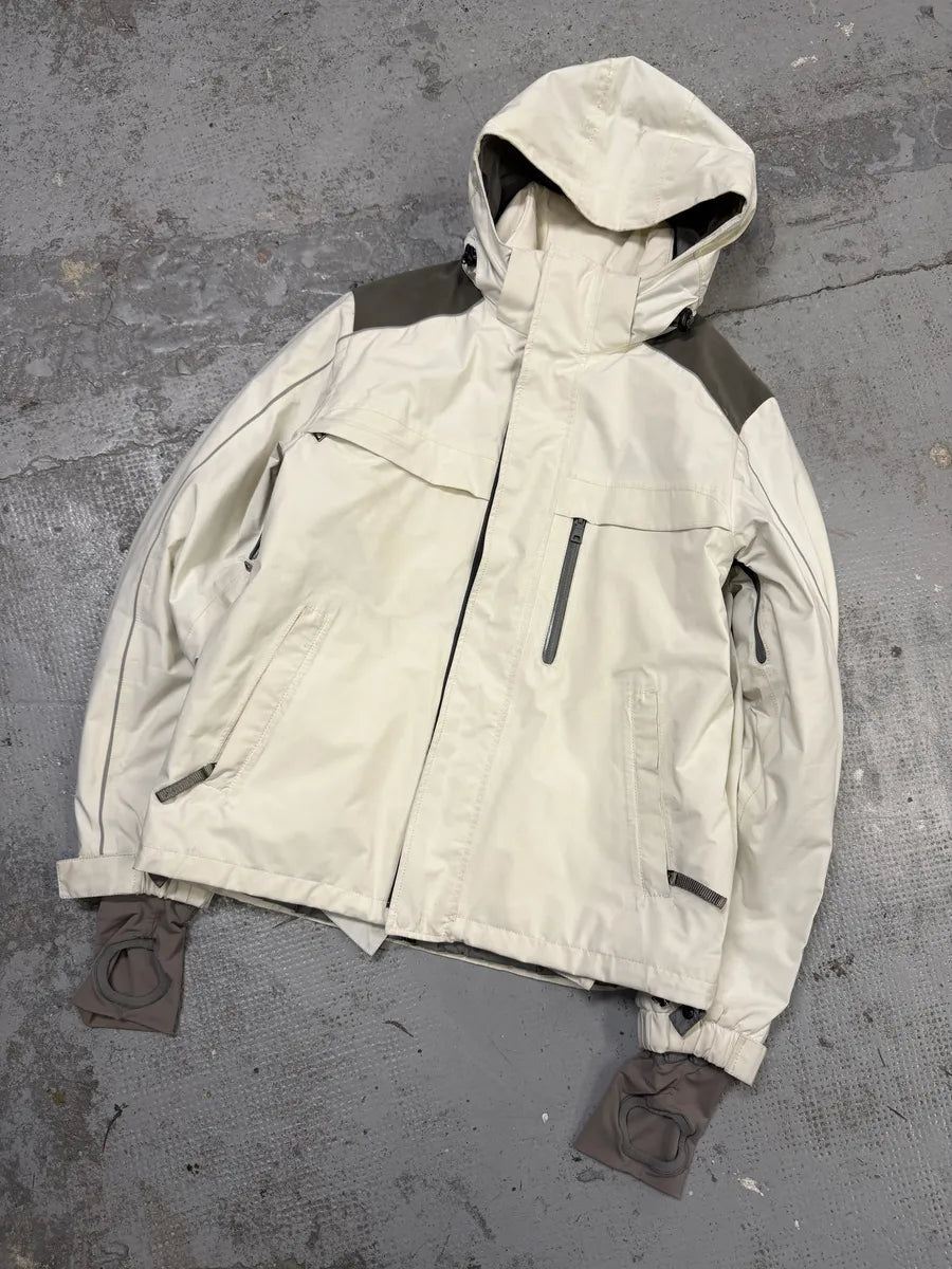 AW2007 Prada White Linea Rossa Ski Hooded Jacket IiaisXK 5