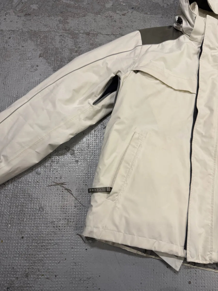 AW2007 Prada White Linea Rossa Ski Hooded Jacket IiaisXK 8