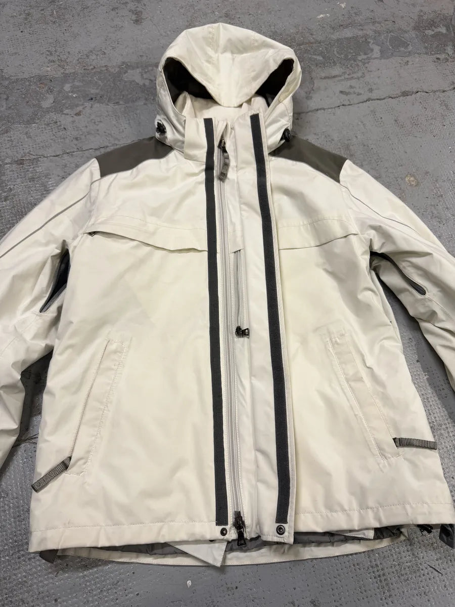 AW2007 Prada White Linea Rossa Ski Hooded Jacket IiaisXK 9