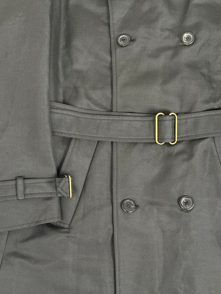 AW2007 Yves Saint Laurent Black Classy Trench Coat nUoUKnf 6