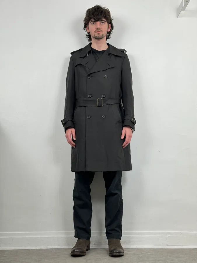 AW2007 Yves Saint Laurent Black Classy Trench Coat nUoUKnf 1