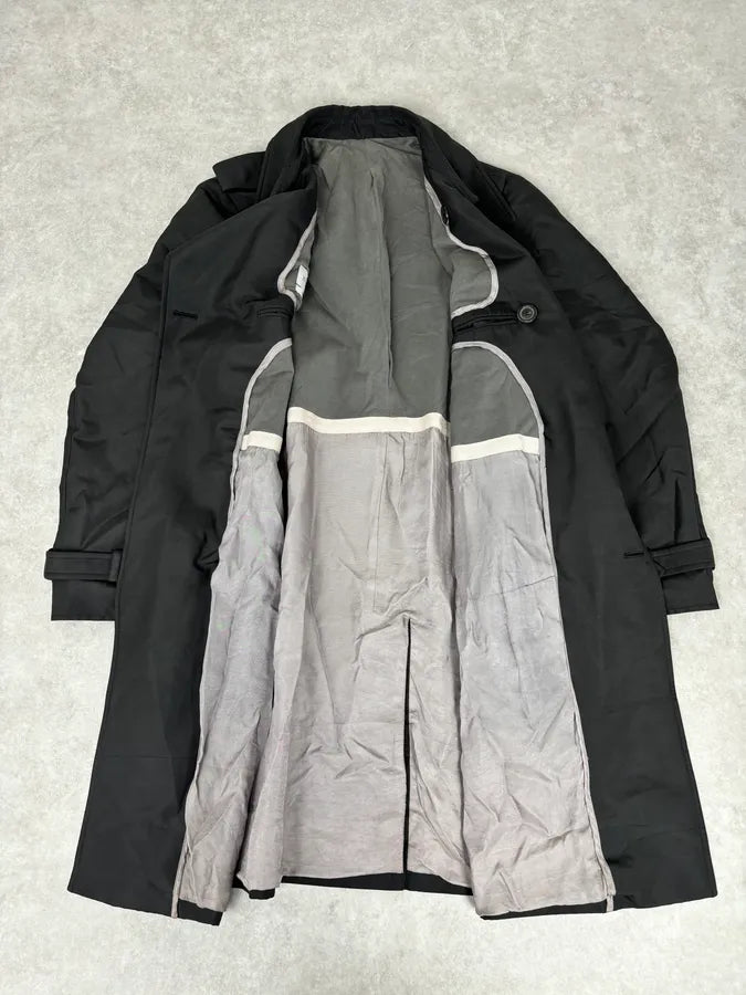 AW2007 Yves Saint Laurent Black Classy Trench Coat nUoUKnf 5