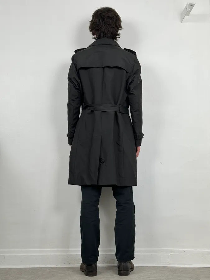 AW2007 Yves Saint Laurent Black Classy Trench Coat nUoUKnf 2