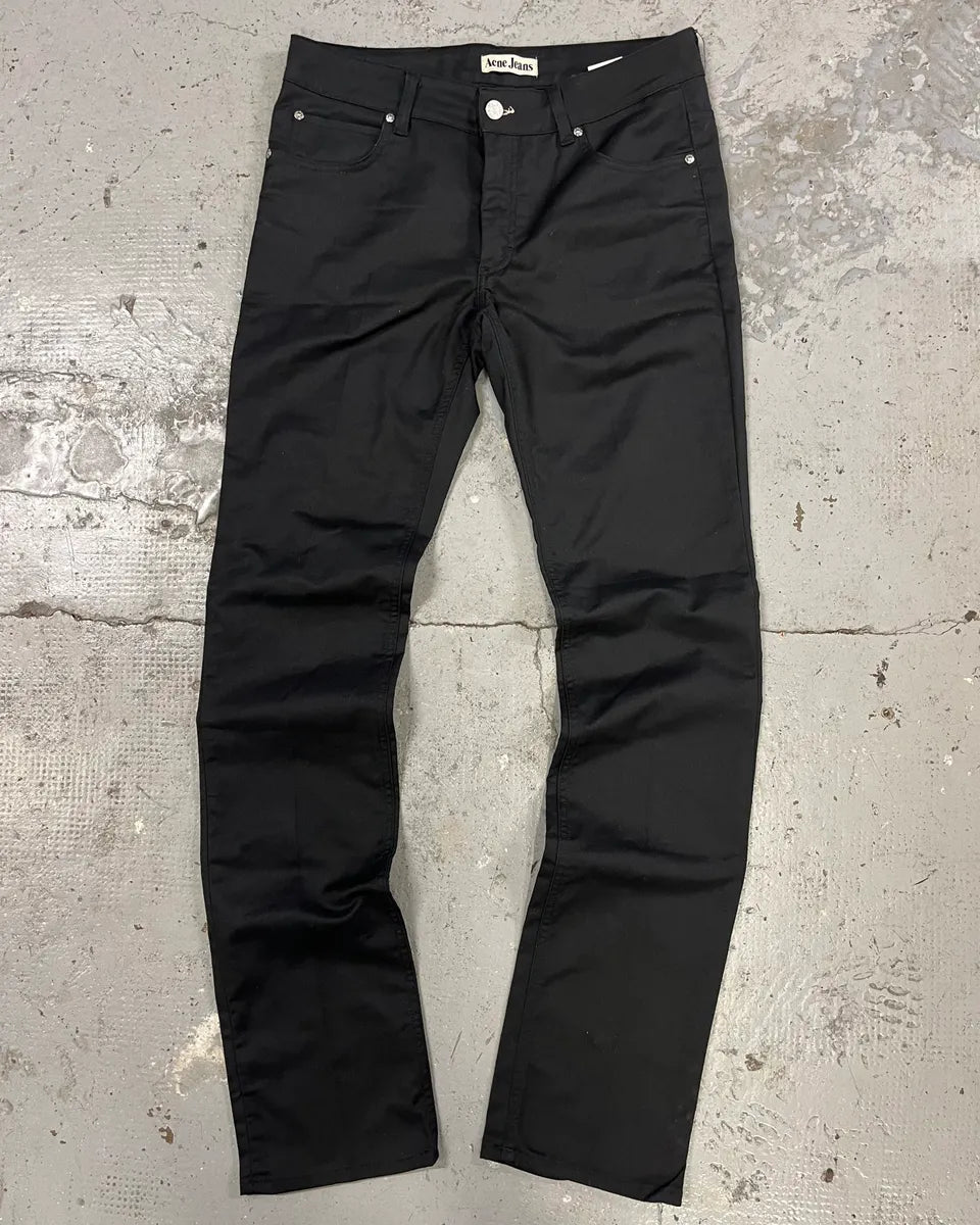 AW2008 Acne Studios Black Slim Pants (M) knTTAEJ 0