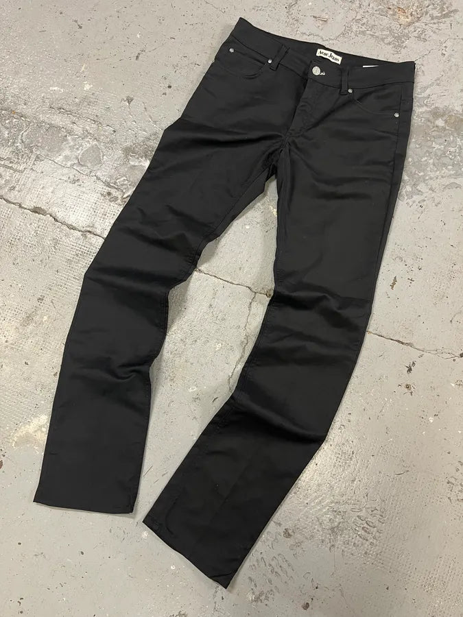 AW2008 Acne Studios Black Slim Pants (M) knTTAEJ 4