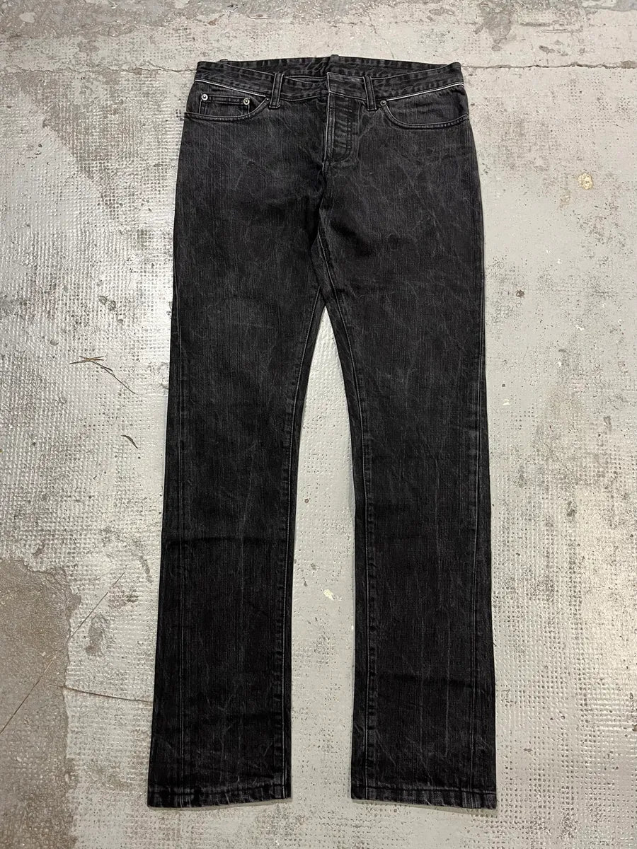AW2008 Balenciaga Black Denim Slim Jeans BPZimxI 0