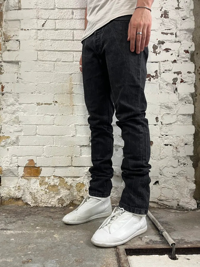 AW2008 Balenciaga Black Denim Slim Jeans BPZimxI 2