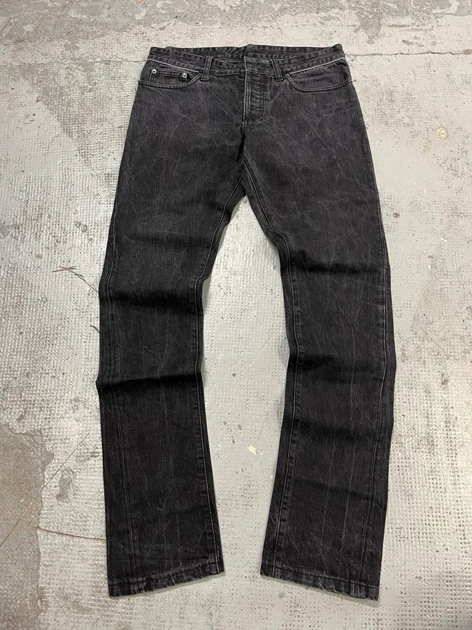 AW2008 Balenciaga Black Denim Slim Jeans BPZimxI 4