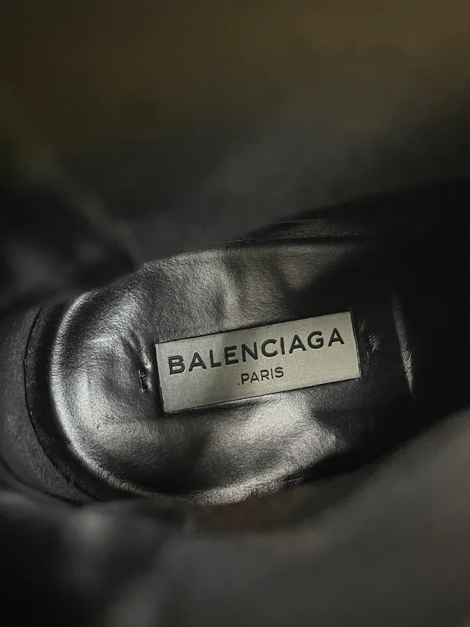 AW2008 Balenciaga Brown Minimalist Leather Boots BhVOLUR 8