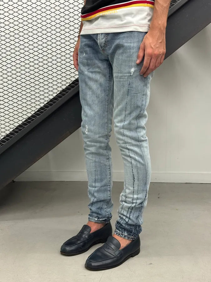 AW2008 Cavalli Blue Blood Slim Gradient Denim Jeans ZuElmQN 1