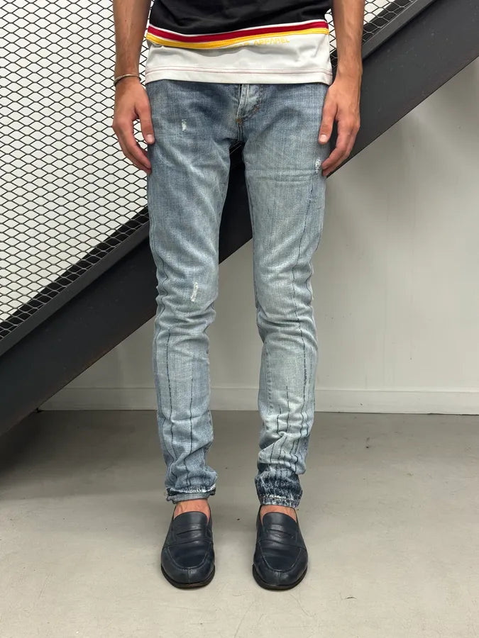 AW2008 Cavalli Blue Blood Slim Gradient Denim Jeans ZuElmQN 2