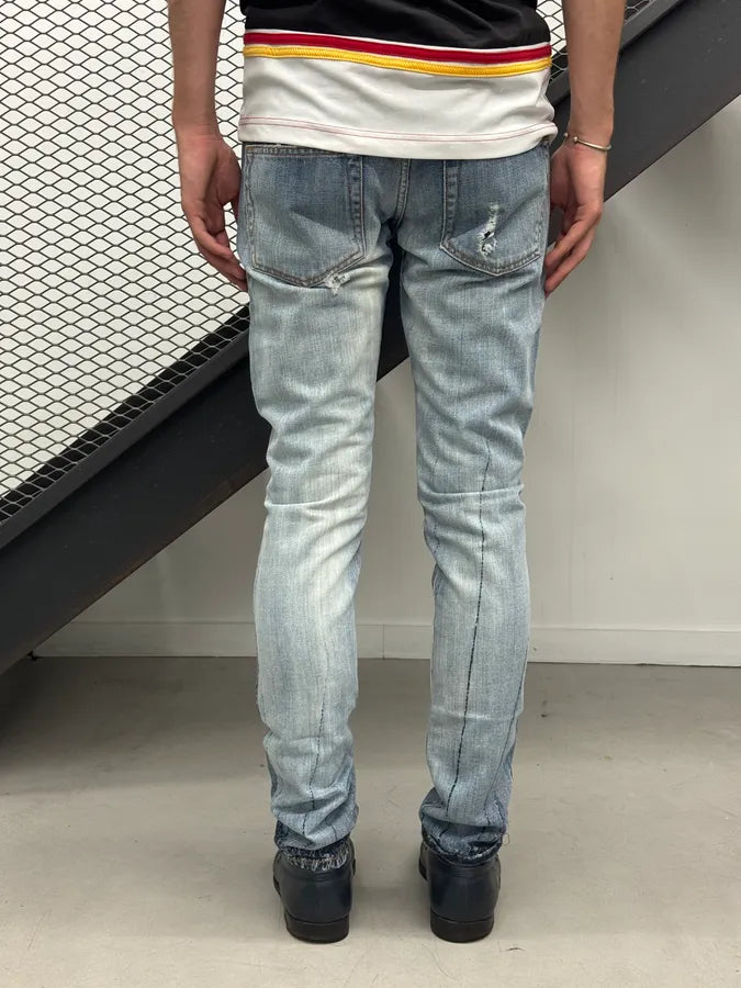 AW2008 Cavalli Blue Blood Slim Gradient Denim Jeans ZuElmQN 3
