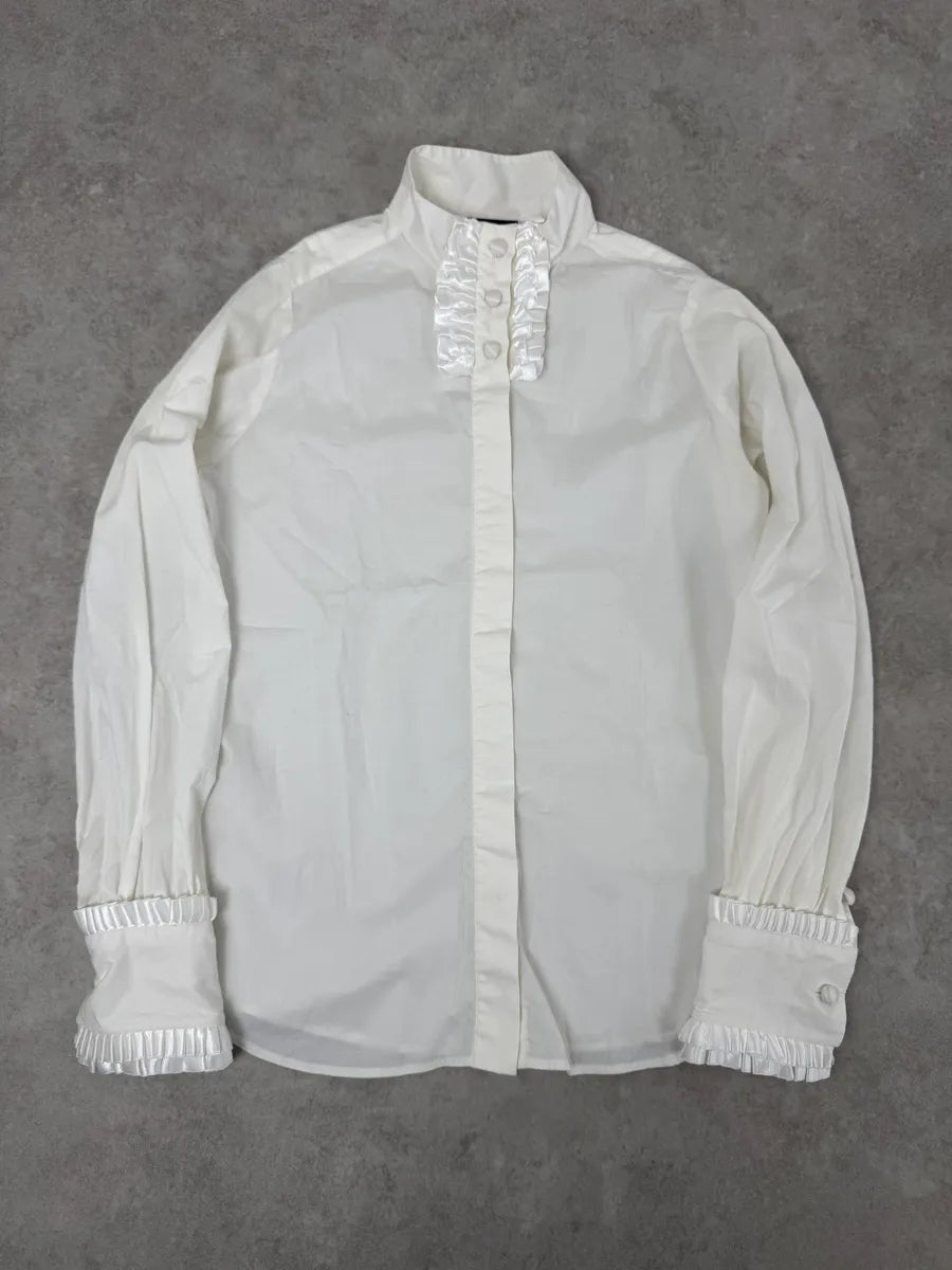AW2008 Cavalli Duke White Shirt LmAjOKh 0