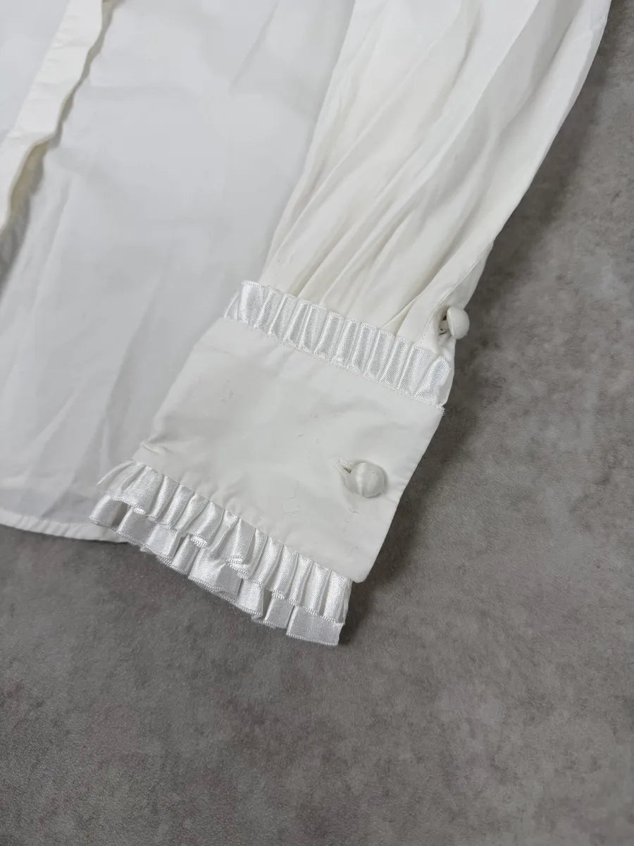 AW2008 Cavalli Duke White Shirt LmAjOKh 8