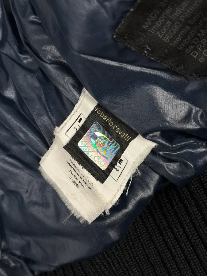 AW2008 Cavalli Navy British Puffer Jacket mLAnUQp 14