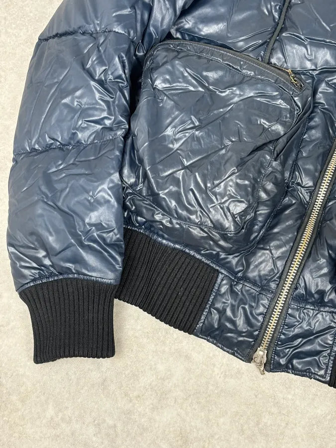 AW2008 Cavalli Navy British Puffer Jacket mLAnUQp 8