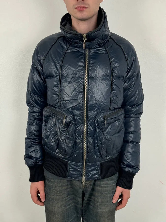 AW2008 Cavalli Navy British Puffer Jacket mLAnUQp 1