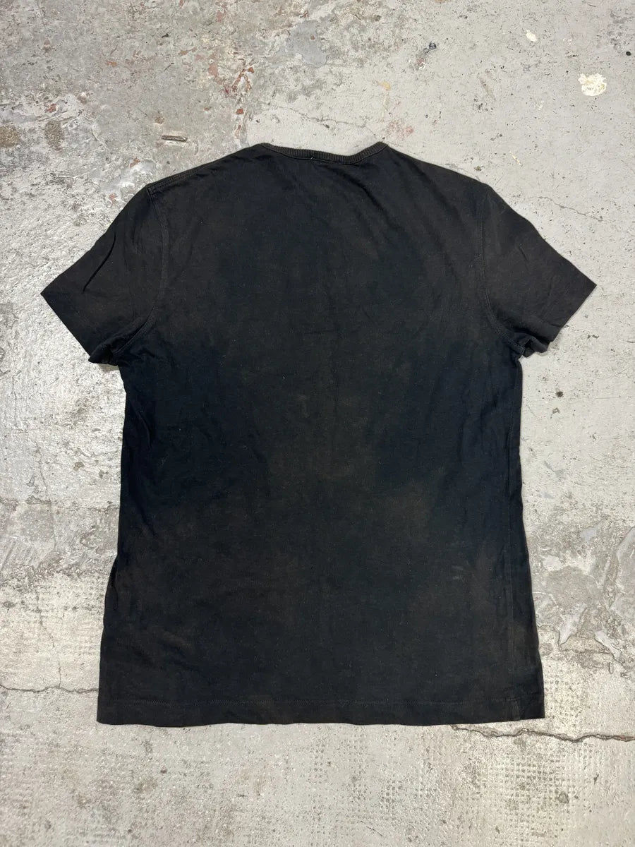 AW2008 Cavalli Red Exotic Aura Black T-Shirt ZMjtSjz 1
