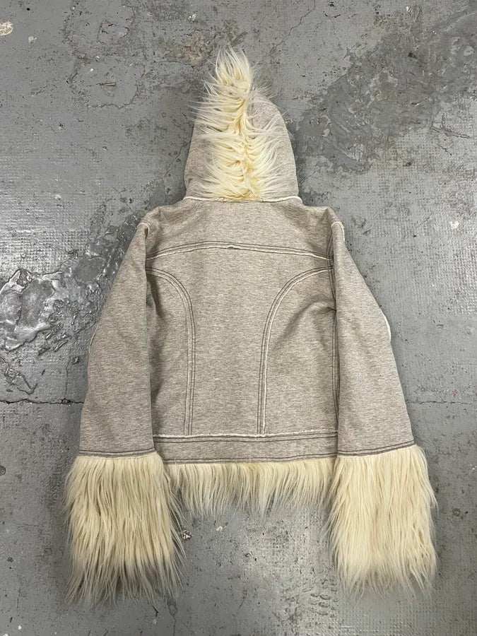 AW2008 Diesel Grey Mohawk Hooded Sweater (XS/S) HJLhkTz 3