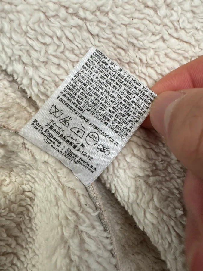 AW2008 Diesel Mohawk Punk Grey Fur Hoodie (XS/S) 10