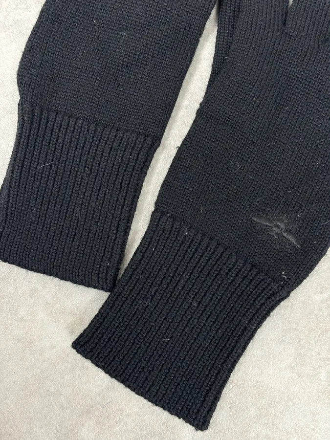 AW2008 Dior Black Premium Wool Gloves atDFJfn 6