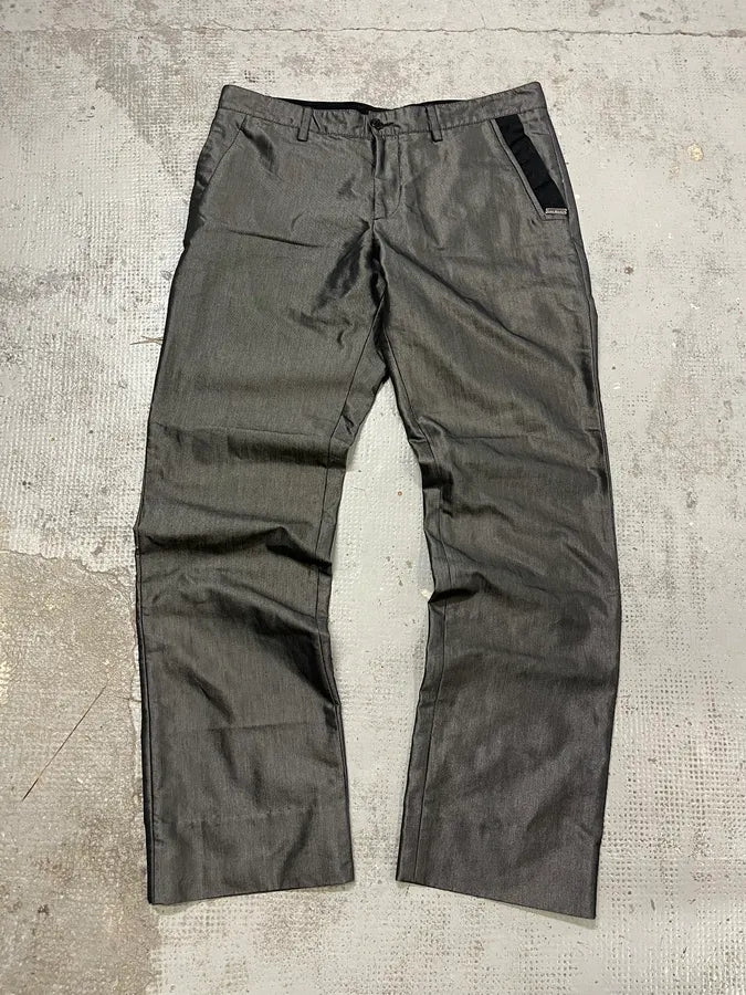 AW2008 Dirk Bikkembergs Dark Grey Pants ikpIrea 0