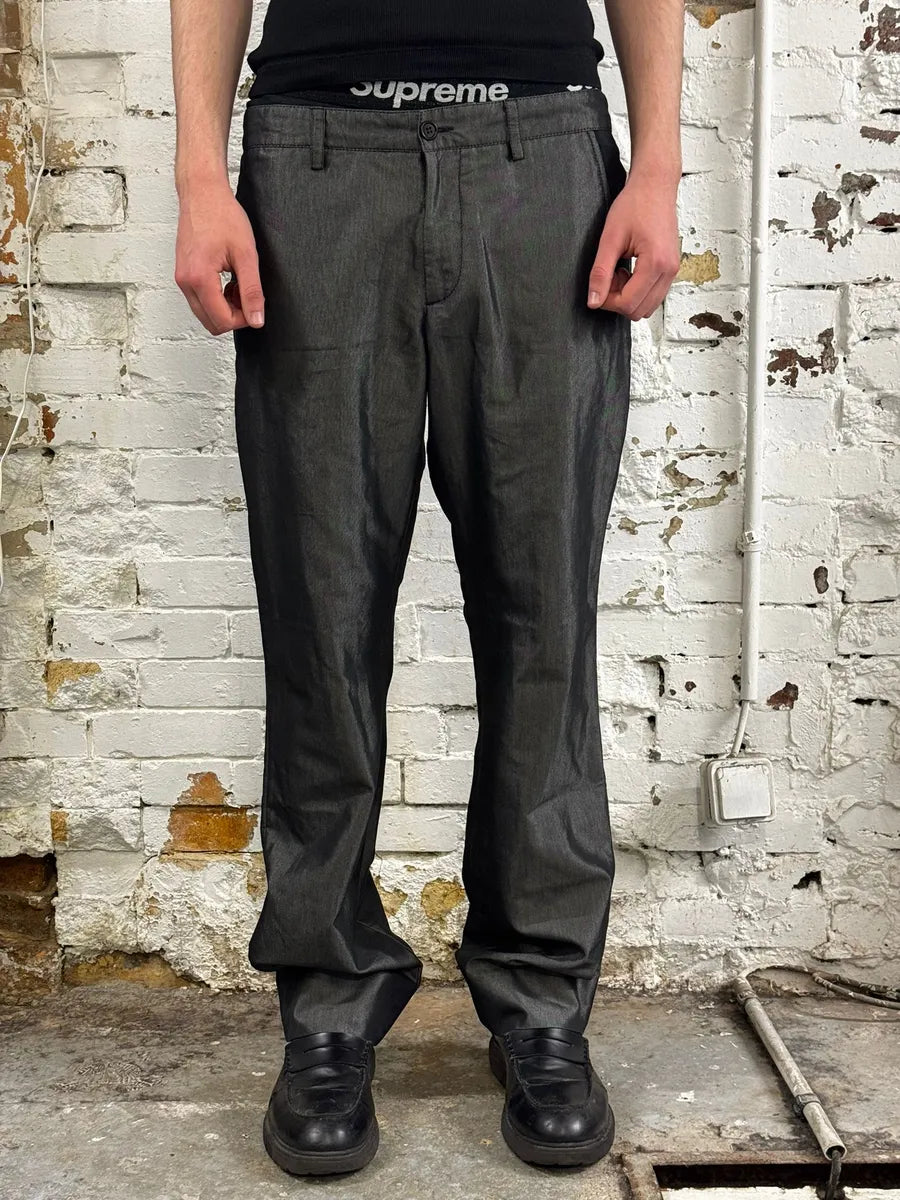 AW2008 Dirk Bikkembergs Dark Grey Pants ikpIrea 1
