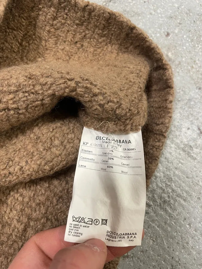 AW2008 Dolce & Gabbana Beige Wool Sweater tpiaPbW 6