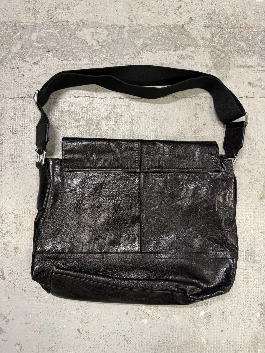 AW2008 Dolce & Gabbana Black Leather Shoulder Bag zntEchk 1