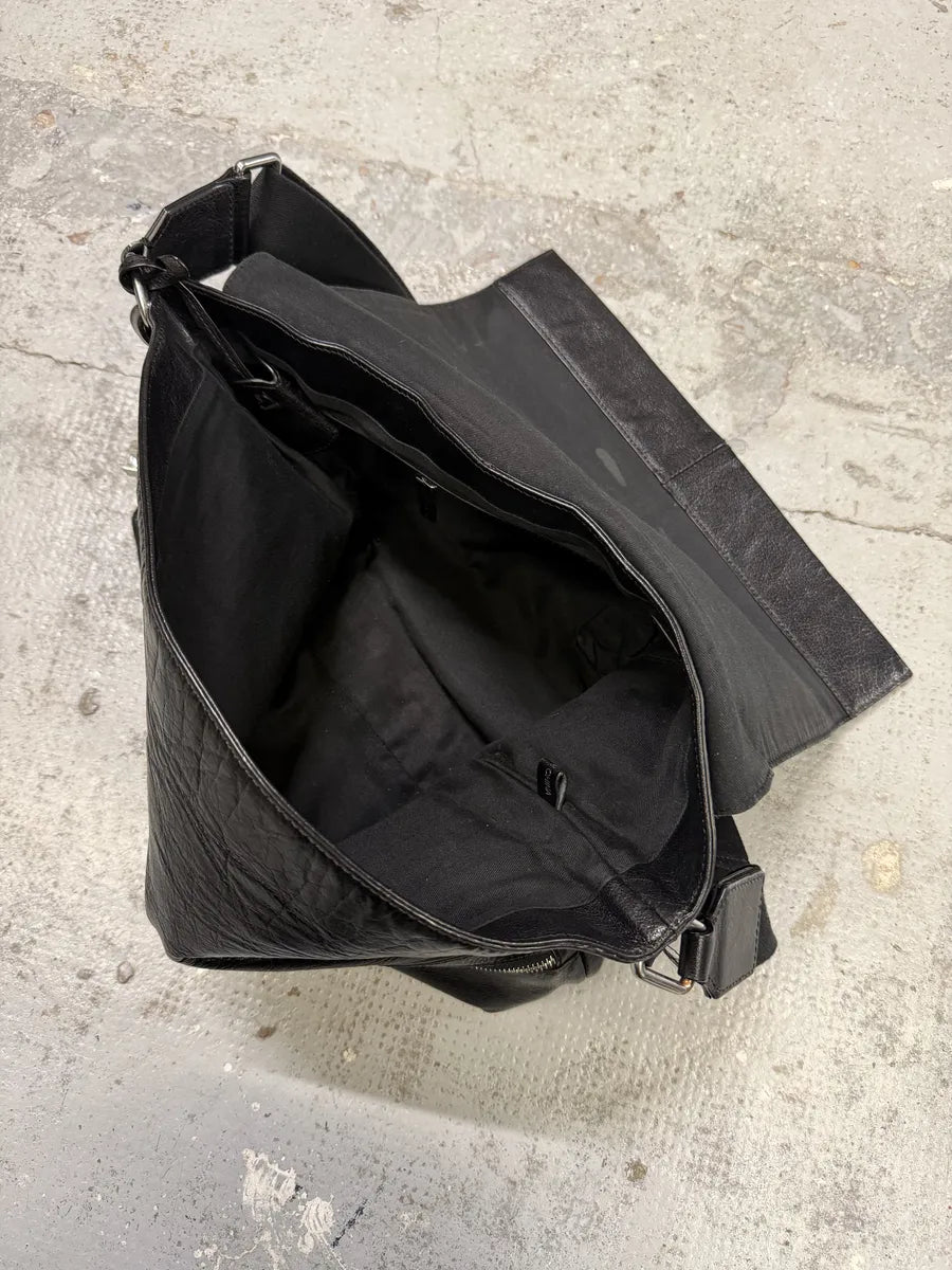 AW2008 Dolce & Gabbana Black Leather Shoulder Bag zntEchk 6