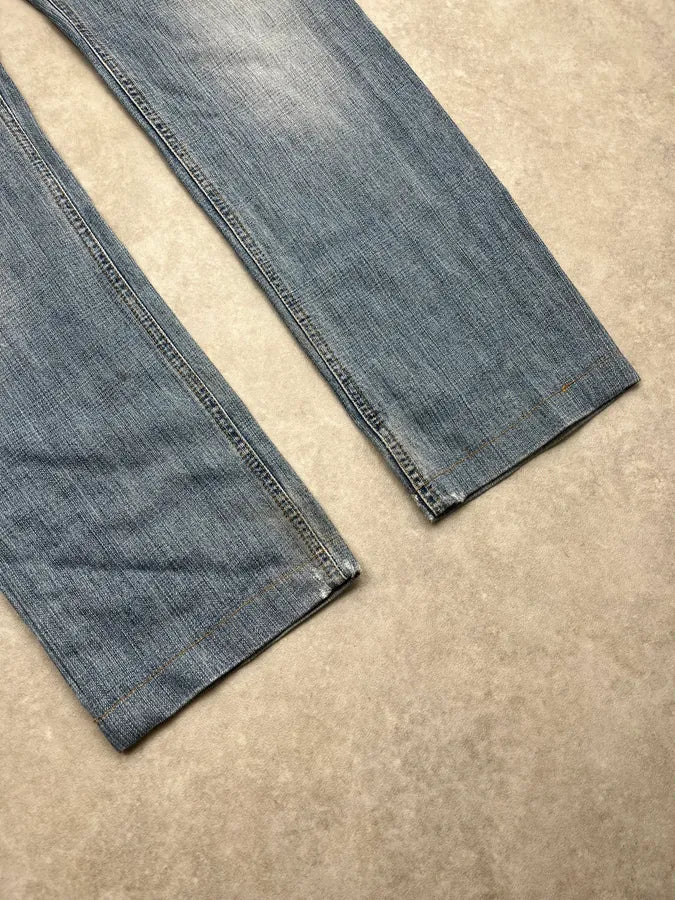 AW2008 Dolce & Gabbana Contrast Back Pocket Light Blue Denim Jeans lgoVKXc 8