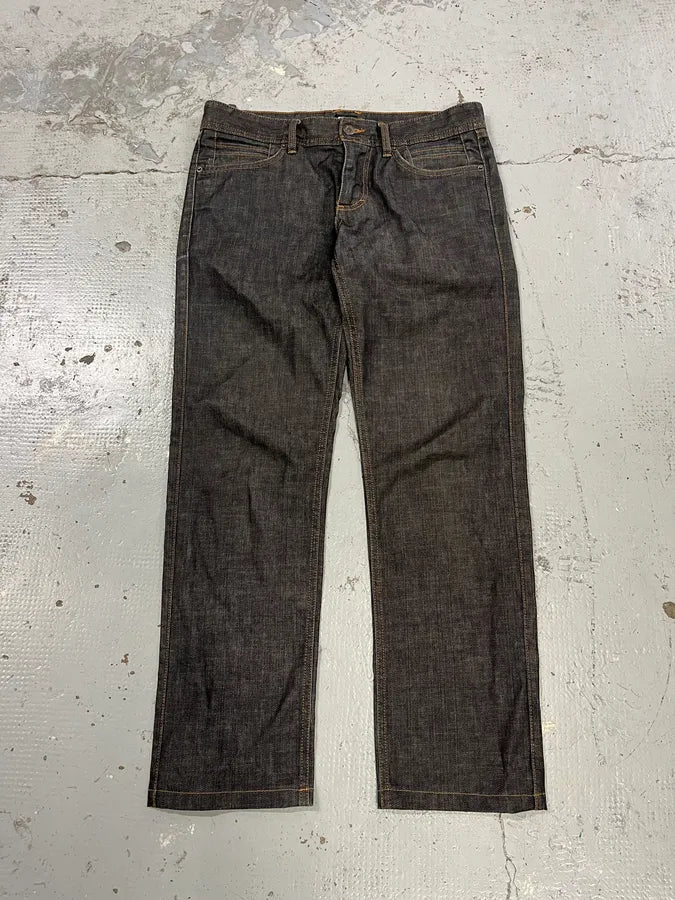 AW2008 Dolce & Gabbana Dark Grey Audacious Denim Jeans bdaiNZr 4