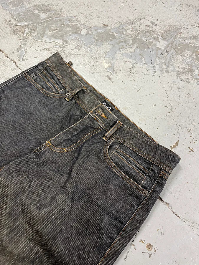 AW2008 Dolce & Gabbana Dark Grey Audacious Denim Jeans bdaiNZr 6