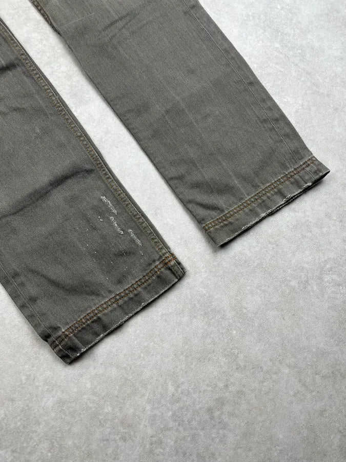 AW2008 Dolce & Gabbana Distressed Grey Denim Jeans aRgRNrk 7