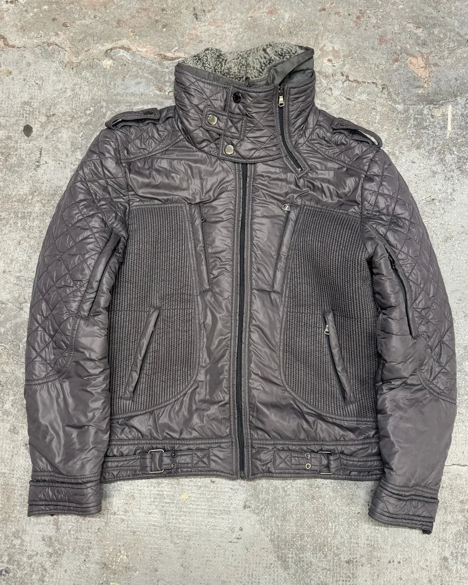 AW2008 Dolce & Gabbana Grey Astro Multi Zips Puffer Jacket GAFluUS 0