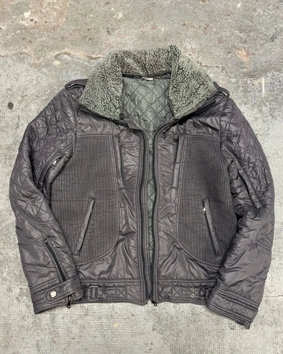 AW2008 Dolce & Gabbana Grey Astro Multi Zips Puffer Jacket GAFluUS 1