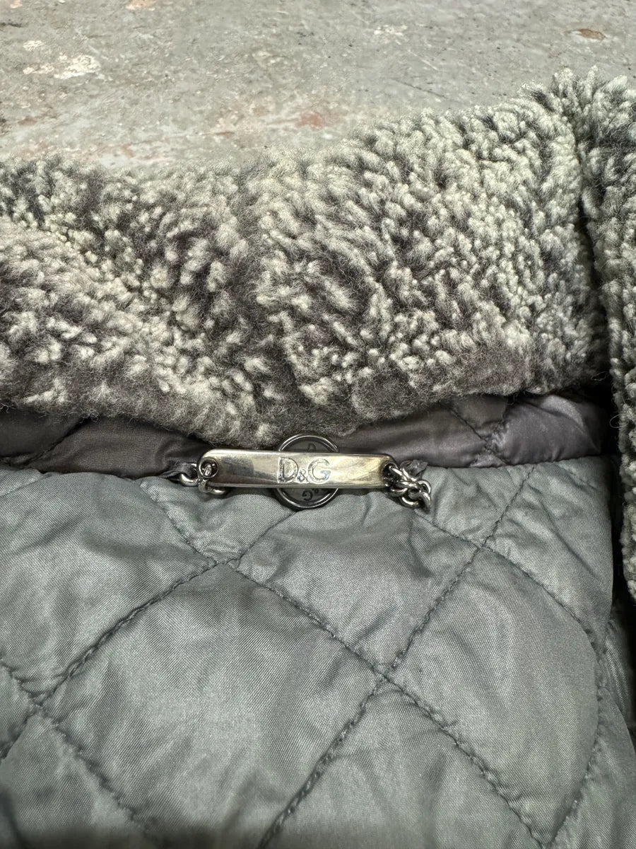 AW2008 Dolce & Gabbana Grey Astro Multi Zips Puffer Jacket GAFluUS 6
