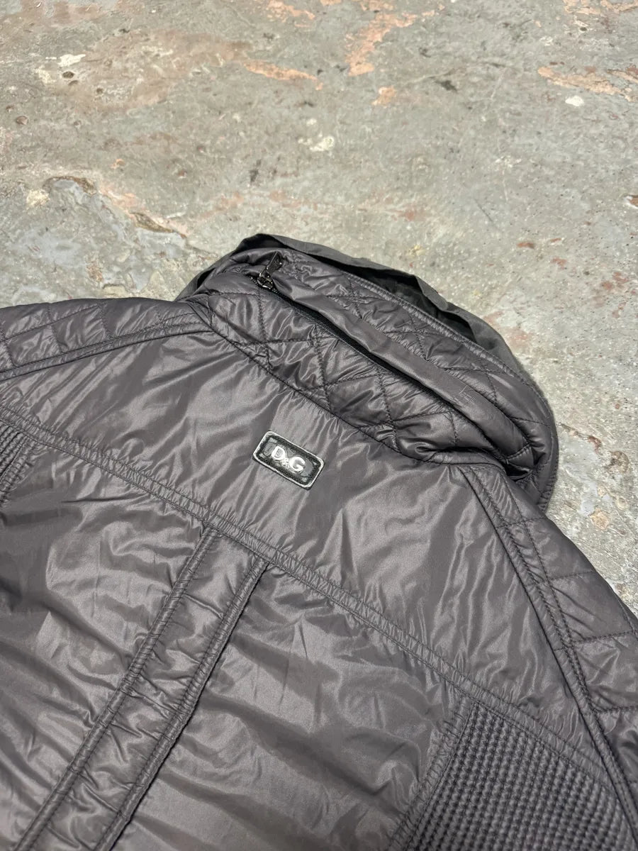 AW2008 Dolce & Gabbana Grey Astro Multi Zips Puffer Jacket GAFluUS 8