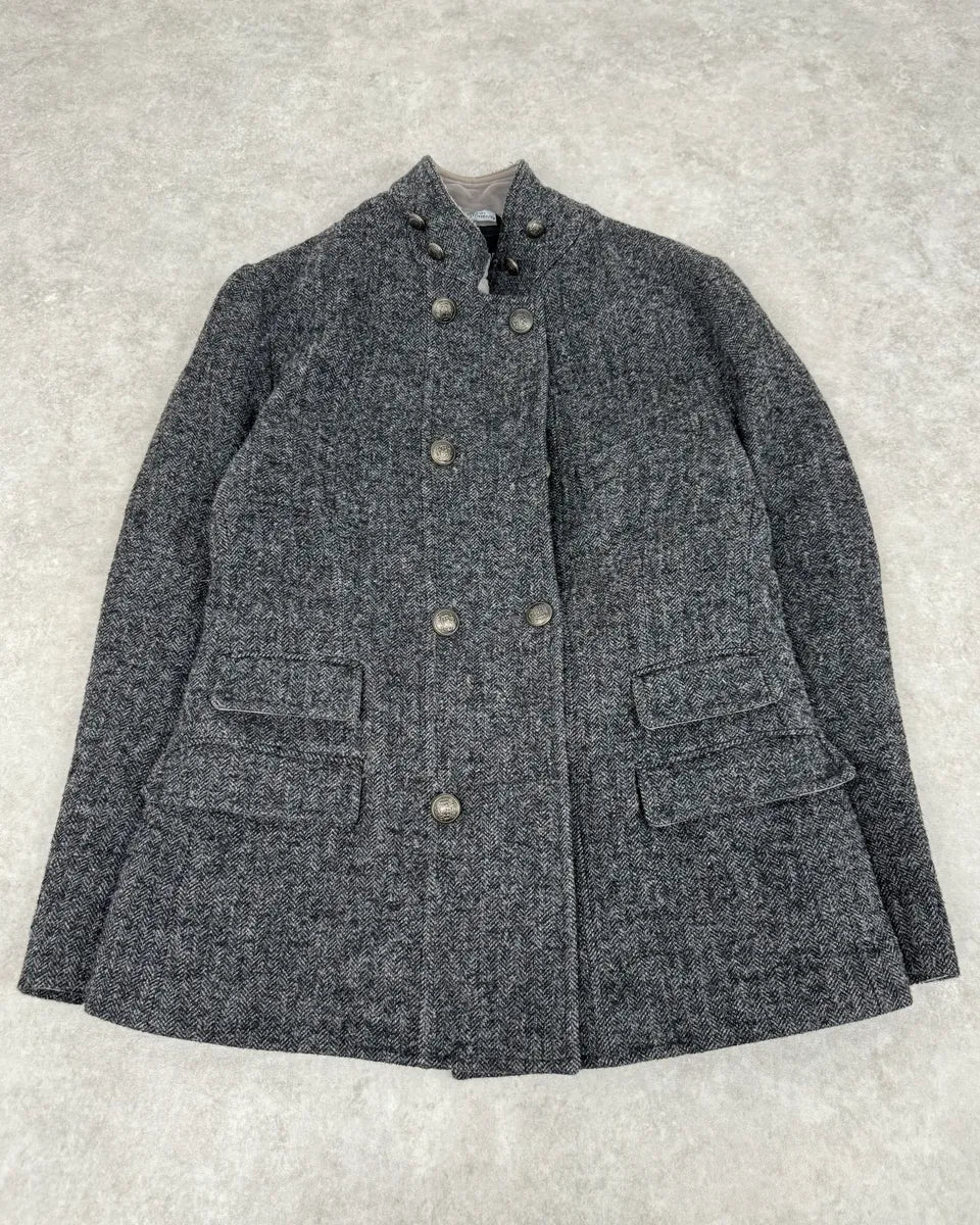 AW2006 Dolce & Gabbana Grey Wool Buttoned Coat FICPonk 5