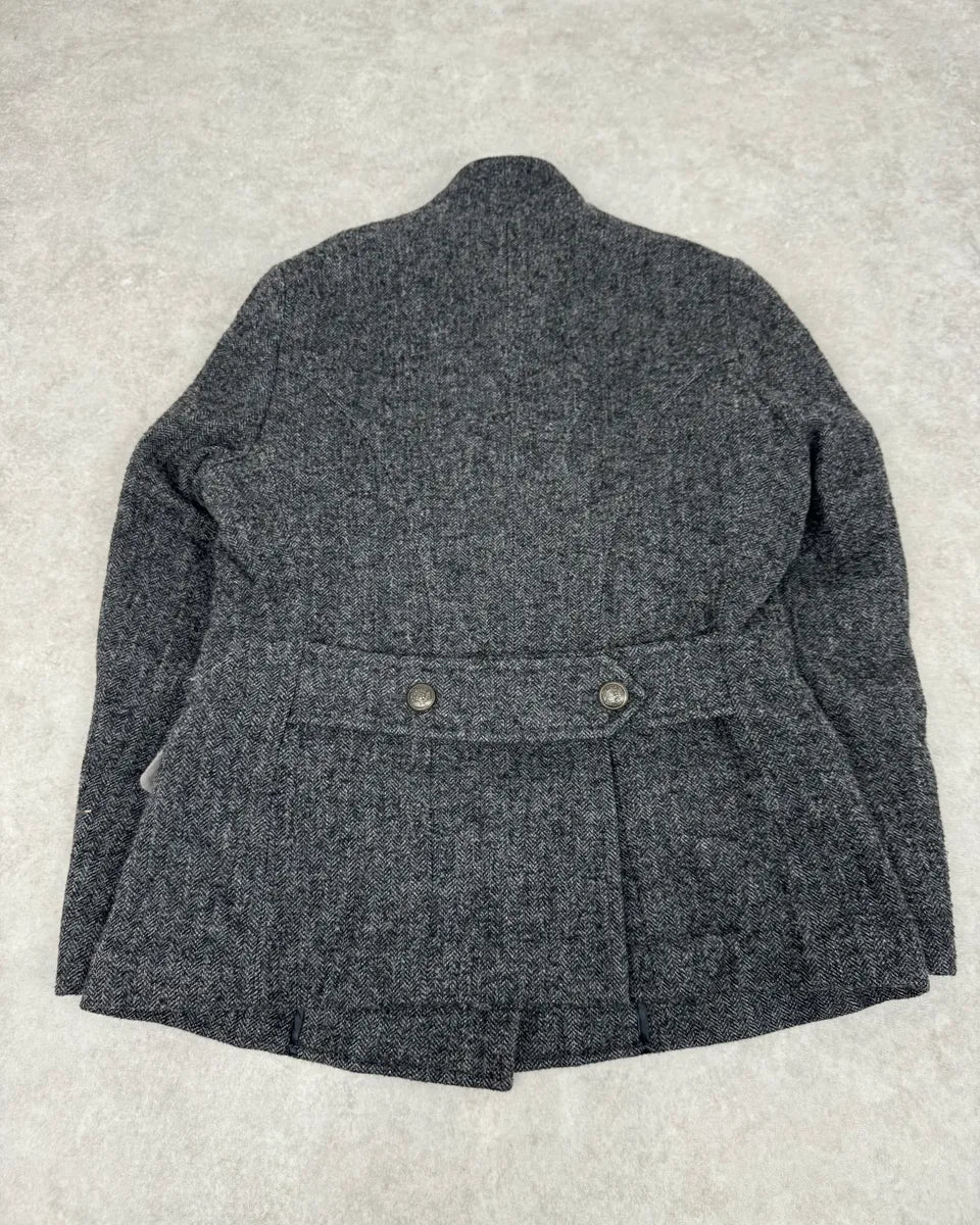 AW2006 Dolce & Gabbana Grey Wool Buttoned Coat FICPonk 2