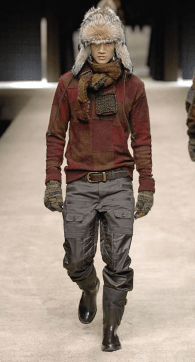 AW2008 Dolce & Gabbana Hybrid Khaki Nylon Cargo Pants dKgQZrJ 1