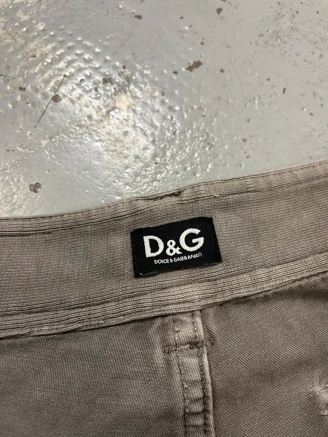 AW2008 Dolce & Gabbana Multi-Pocket Grey Cargo Pants VAxPVUt 10