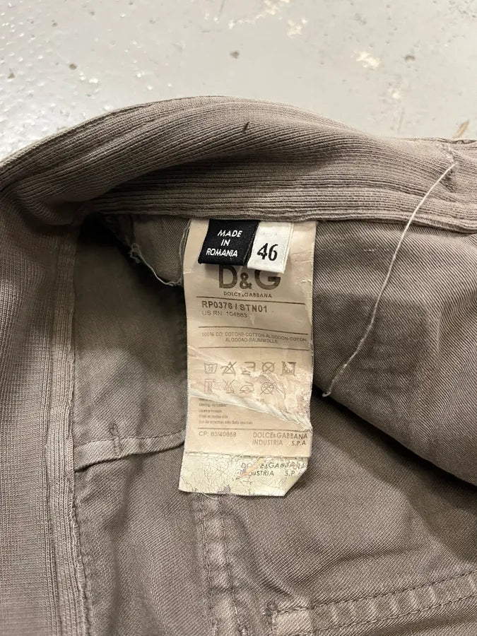 AW2008 Dolce & Gabbana Multi-Pocket Grey Cargo Pants VAxPVUt 12
