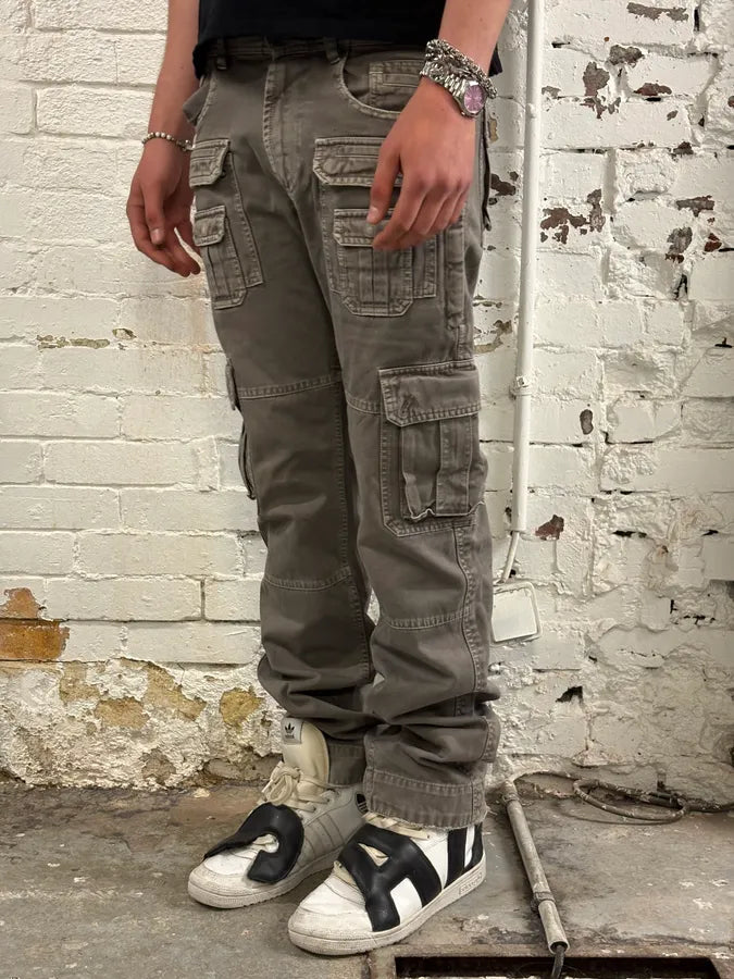 AW2008 Dolce & Gabbana Multi-Pocket Grey Cargo Pants VAxPVUt 2