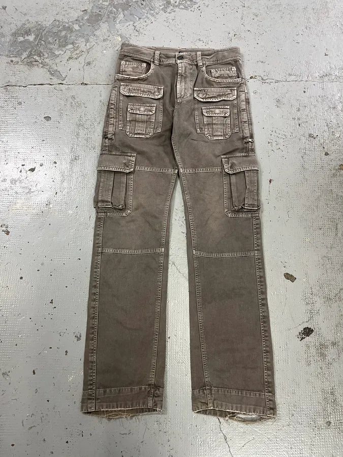 AW2008 Dolce & Gabbana Multi-Pocket Grey Cargo Pants VAxPVUt 4