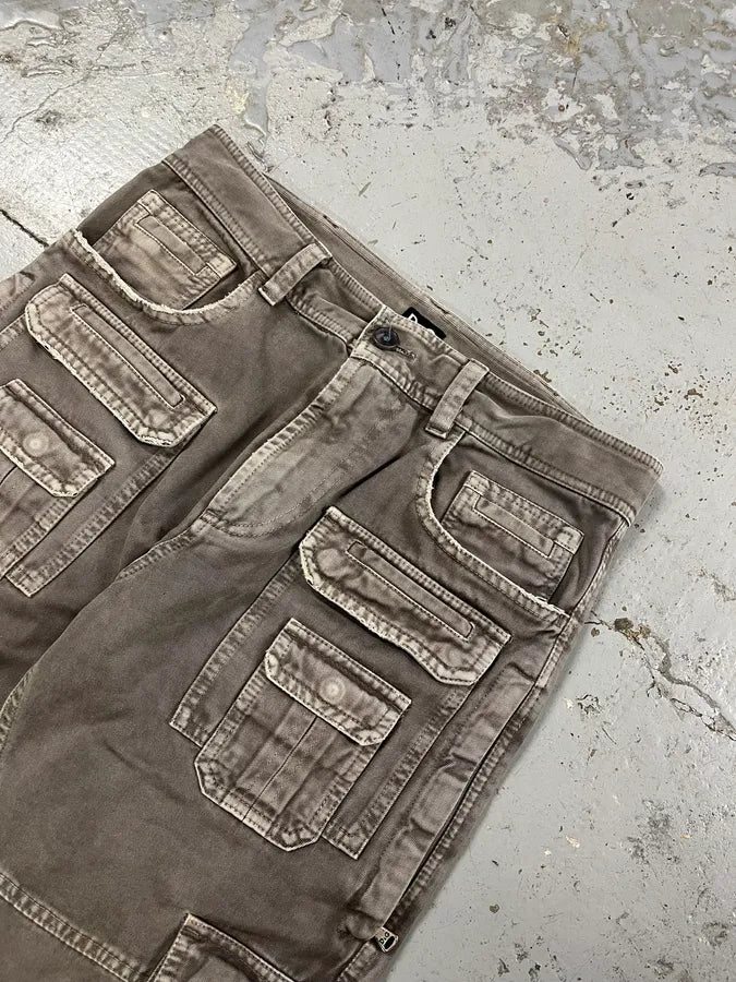 AW2008 Dolce & Gabbana Multi-Pocket Grey Cargo Pants VAxPVUt 5