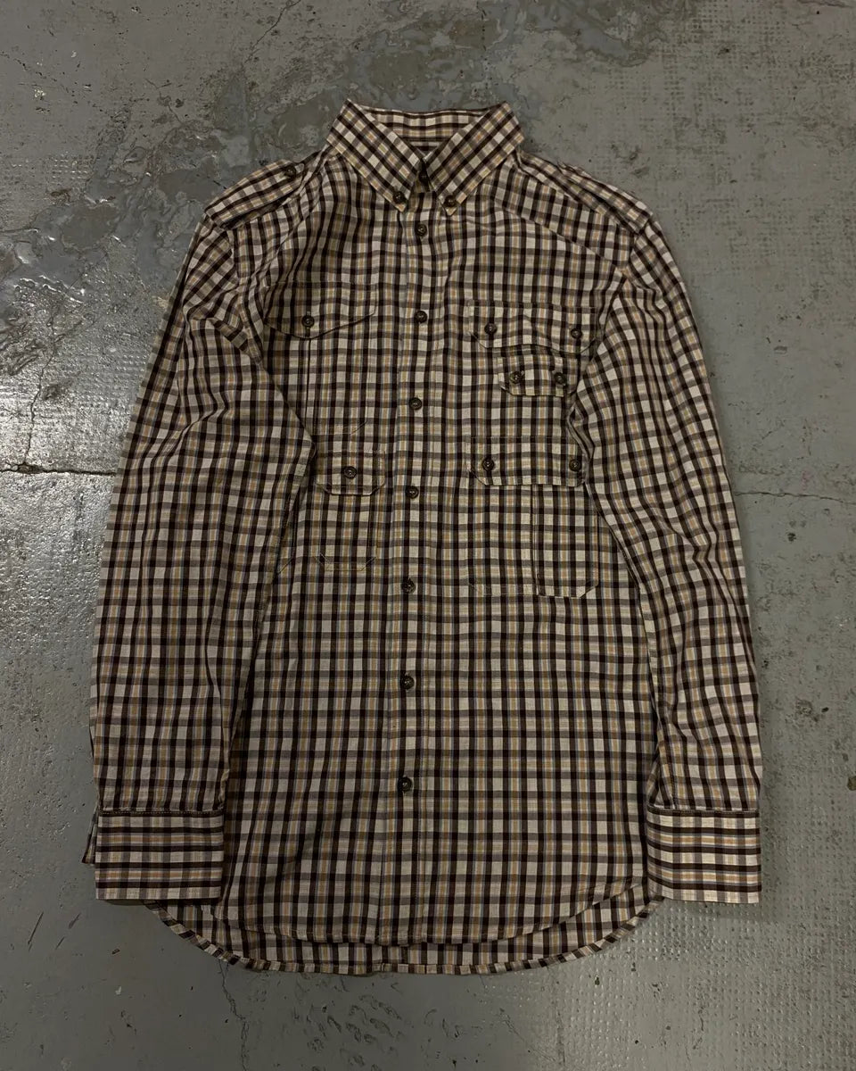 AW2008 Dolce & Gabbana Multi Pockets Checkered Classy Shirt WjIpaZd 2