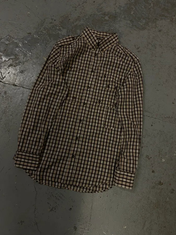 AW2008 Dolce & Gabbana Multi Pockets Checkered Classy Shirt WjIpaZd 3