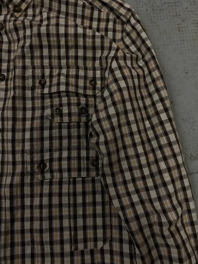 AW2008 Dolce & Gabbana Multi Pockets Checkered Classy Shirt WjIpaZd 5