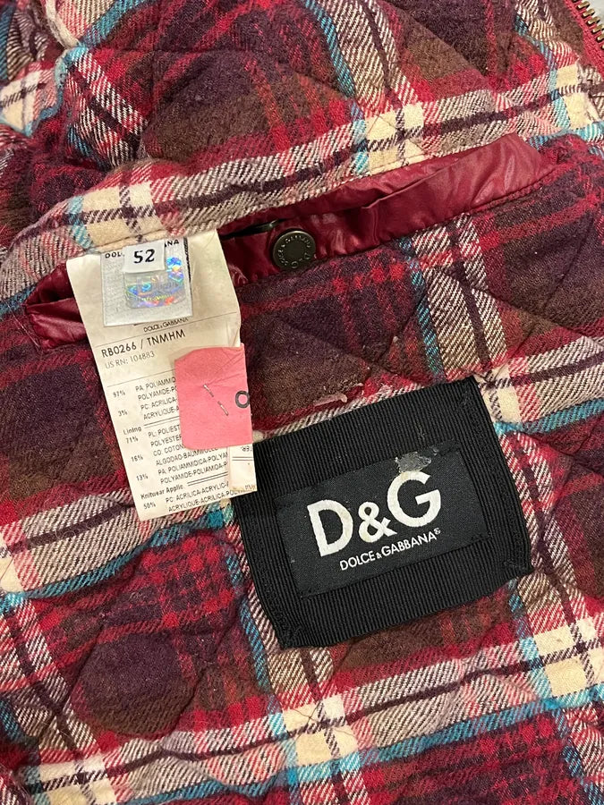 AW2008 Dolce & Gabbana Red Multi Pockets Cargo Puffer Jacket SAgfWOY 12